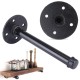 1/2'' Iron Industrial Pipe Shelf Flange Bracket 210mm Shelf Support With Screws 1/2'' Iron Industrial Pipe Shelf Flange Bracket 210mm Shelf Support With Screws