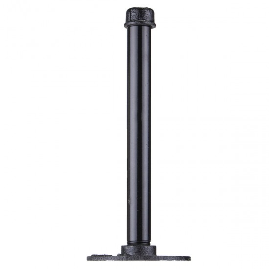 1/2'' Iron Industrial Pipe Shelf Flange Bracket 210mm Shelf Support With Screws 1/2'' Iron Industrial Pipe Shelf Flange Bracket 210mm Shelf Support With Screws
