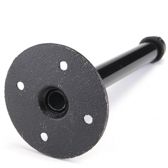 1/2'' Iron Industrial Pipe Shelf Flange Bracket 210mm Shelf Support With Screws 1/2'' Iron Industrial Pipe Shelf Flange Bracket 210mm Shelf Support With Screws