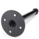 1/2'' Iron Industrial Pipe Shelf Flange Bracket 210mm Shelf Support With Screws 1/2'' Iron Industrial Pipe Shelf Flange Bracket 210mm Shelf Support With Screws