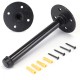 1/2'' Iron Industrial Pipe Shelf Flange Bracket 210mm Shelf Support With Screws 1/2'' Iron Industrial Pipe Shelf Flange Bracket 210mm Shelf Support With Screws