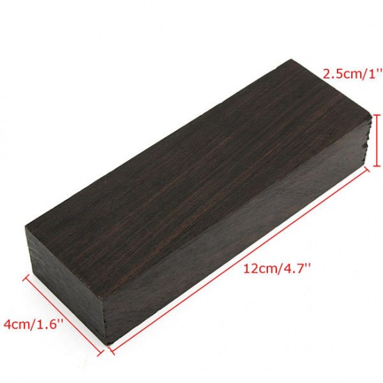 12x4x2.5cm Black Ebony Lumber Wood Timber Handle Plate 12x4x2.5cm Black Ebony Lumber Wood Timber Handle Plate