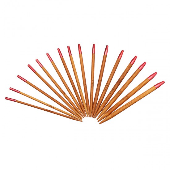 13 Sizes/Set Interchangeable Bamboo Circular Knitting Needle Set 2.75mm-10mm 13 Sizes/Set Interchangeable Bamboo Circular Knitting Needle Set 2.75mm-10mm