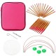 13 Sizes/Set Interchangeable Bamboo Circular Knitting Needle Set 2.75mm-10mm 13 Sizes/Set Interchangeable Bamboo Circular Knitting Needle Set 2.75mm-10mm