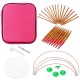 13 Sizes/Set Interchangeable Bamboo Circular Knitting Needle Set 2.75mm-10mm