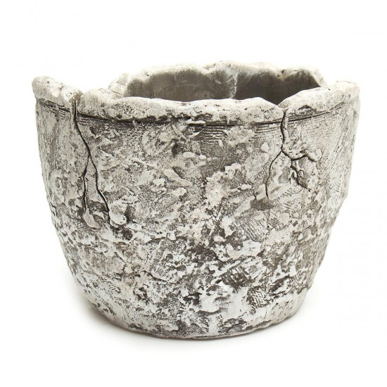 13 x 10cm Succulent Plant Unglazed Cement Flower Pot Sky Garden House Decorations 13 x 10cm Succulent Plant Unglazed Cement Flower Pot Sky Garden House Decorations