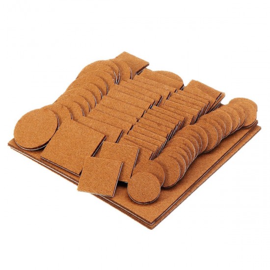 130Pcs Adhesive Felt Furniture Pads Chair Leg Floor Protect Round Square Pad 130Pcs Adhesive Felt Furniture Pads Chair Leg Floor Protect Round Square Pad