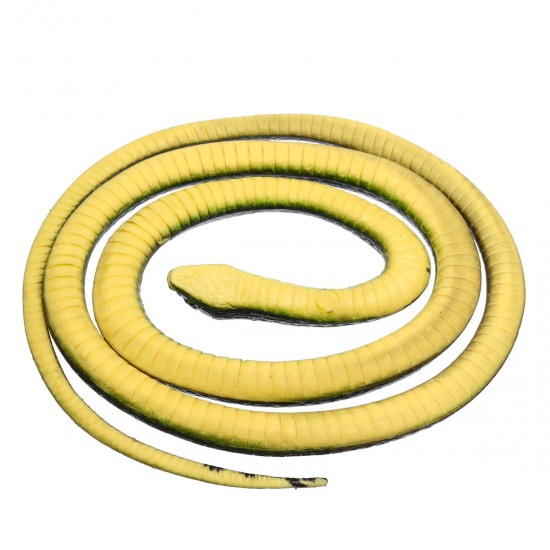 130cm Realistic Snake Rattlesnake Trick Terrifying Mischief Rubber Scary Decorations 130cm Realistic Snake Rattlesnake Trick Terrifying Mischief Rubber Scary Decorations