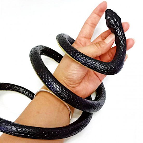 130cm Realistic Snake Rattlesnake Trick Terrifying Mischief Rubber Scary Decorations