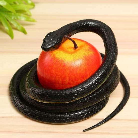 130cm Realistic Snake Rattlesnake Trick Terrifying Mischief Rubber Scary Decorations