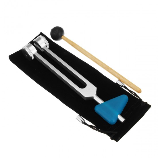136.1Hz Yoga Tuning Fork With Belt Cover And Hammer Meditation Nerve Practice Tools 136.1Hz Yoga Tuning Fork With Belt Cover And Hammer Meditation Nerve Practice Tools