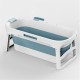 1.36m Portable Foldable Bathtub Barrel Children Baby Bath Basin Swim Tub Sauna Bathtub 1.36m Portable Foldable Bathtub Barrel Children Baby Bath Basin Swim Tub Sauna Bathtub