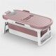 1.36m Portable Foldable Bathtub Barrel Children Baby Bath Basin Swim Tub Sauna Bathtub 1.36m Portable Foldable Bathtub Barrel Children Baby Bath Basin Swim Tub Sauna Bathtub