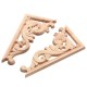13*7CM Wood Carving Decal Corner Applique Frame for Wall Wardrobe Door Decoration 13*7CM Wood Carving Decal Corner Applique Frame for Wall Wardrobe Door Decoration