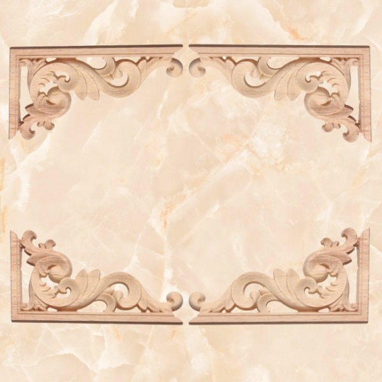 13*7CM Wood Carving Decal Corner Applique Frame for Wall Wardrobe Door Decoration 13*7CM Wood Carving Decal Corner Applique Frame for Wall Wardrobe Door Decoration