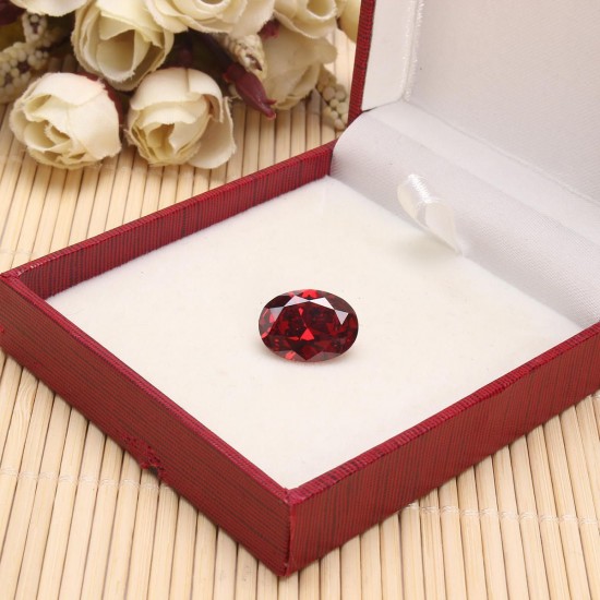 13.89ct Pigeon Blood Red Ruby Unheated 12X16mm Diamond Oval Cut VVS Loose Gems Decorations