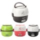 1.3L Electric Portable Lunch Box Rice Cooker Steamer 2 Layer Stainless Steel Container Food