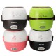 1.3L Electric Portable Lunch Box Rice Cooker Steamer 2 Layer Stainless Steel Container Food