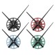 13cm Round Quartz Wall Clock Modern Home Living Room Hanging Watch DIY Decorations