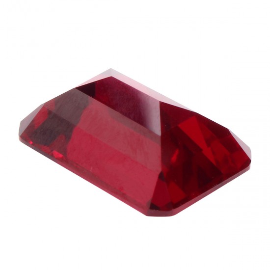 13x18mm Unheated Rectangular SHape Pigeon Blood Red Ruby Cut Loose Gems Home Decorations