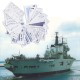 1:400 3D Paper Model DIY England Invincible Class Aircraft Carrier Ship Boat Kit Sailing Boats Model 1:400 3D Paper Model DIY England Invincible Class Aircraft Carrier Ship Boat Kit Sailing Boats Model