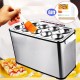 1400w 220V Non-stick Commercial Egg Cooker Sausage Roll Machine Omelette Cooker Boiler