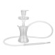 148cm Water Glass Pipe Silicone Straw Bottle Glassware Kit with LED Light