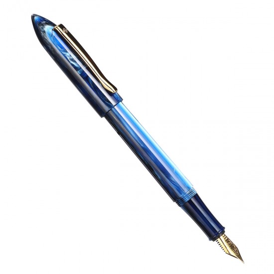 14x1.2cm Screw Cap EF-shape Iridium Nib LIY Fountain Pen With Box Student Office Ink Pens