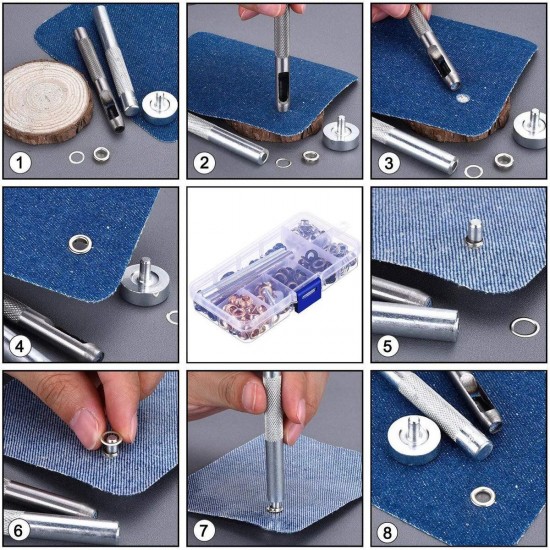 150PCS Clothing Luggage Accessories Button Button DIY Tool Kit Copper 150PCS Clothing Luggage Accessories Button Button DIY Tool Kit Copper