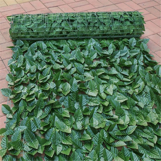 150x300cm Screen Artificial Faux Ivy Leaves Wall Garden Fence Outdoor Home Decorations