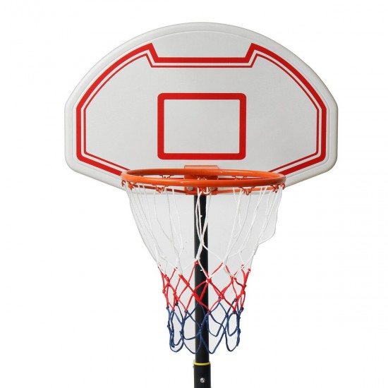 155-210cm Adjustable Child Outdoor Play Sports Basketball Board Hoop & Net Sets with Stand