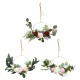 15.7 Inches Artificial Flowers Wreaths Door Perfect Artificial Garland for Wedding Deco Supplies Home Party Decor