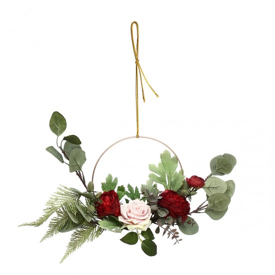 15.7 Inches Artificial Flowers Wreaths Door Perfect Artificial Garland for Wedding Deco Supplies Home Party Decor 15.7 Inches Artificial Flowers Wreaths Door Perfect Artificial Garland for Wedding Deco Supplies Home Party Decor