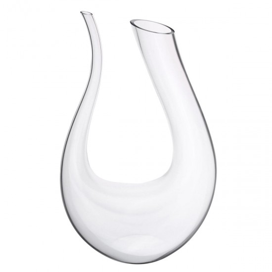 1.5L Wine Champange Glass Decanter U-shaped Bottle Jug Pourer Aerator Lead Free Crystal Glass