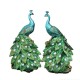 15x13x26cm Peacock Statue Decorative Home Office Art Decorations Desktop Gift 15x13x26cm Peacock Statue Decorative Home Office Art Decorations Desktop Gift