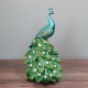 15x13x26cm Peacock Statue Decorative Home Office Art Decorations Desktop Gift 15x13x26cm Peacock Statue Decorative Home Office Art Decorations Desktop Gift