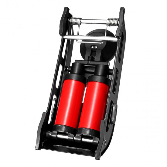 160PSI Dual Cylinder Double Barrel Foot Air Pump with Air Pressure Gauge Manometer
