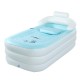 160x84x64cm Foldable Inflatable PVC Bathtub With Air Pump Multifunctional Health Bath