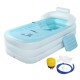 160x84x64cm Foldable Inflatable PVC Bathtub With Air Pump Multifunctional Health Bath