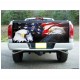 167x63.5cm T40 Eagle America Flag Tailgate Wrap Vinyl Graphic Car Decal Truck Rear Wrap Car Stickers