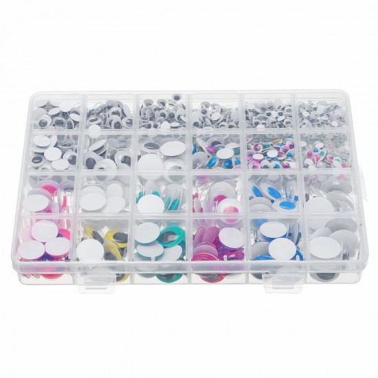 1680 Pcs Self Adhesive Sticky Wiggle Googly Eyes Assorted Sizes Kids Crafts 1680 Pcs Self Adhesive Sticky Wiggle Googly Eyes Assorted Sizes Kids Crafts