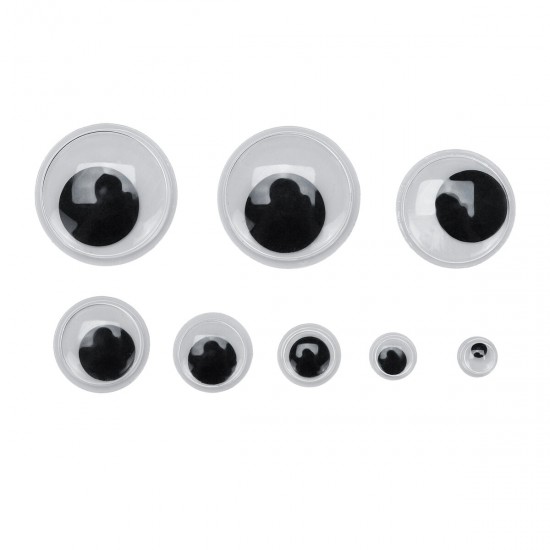 1680 Pcs Self Adhesive Sticky Wiggle Googly Eyes Assorted Sizes Kids Crafts 1680 Pcs Self Adhesive Sticky Wiggle Googly Eyes Assorted Sizes Kids Crafts