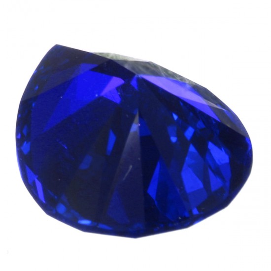 16.87ct Royal Blue Sapphire 13x18mm Pear Cut Loose Gemstone DIY Jewelry Decorations