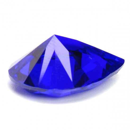 16.87ct Royal Blue Sapphire 13x18mm Pear Cut Loose Gemstone DIY Jewelry Decorations