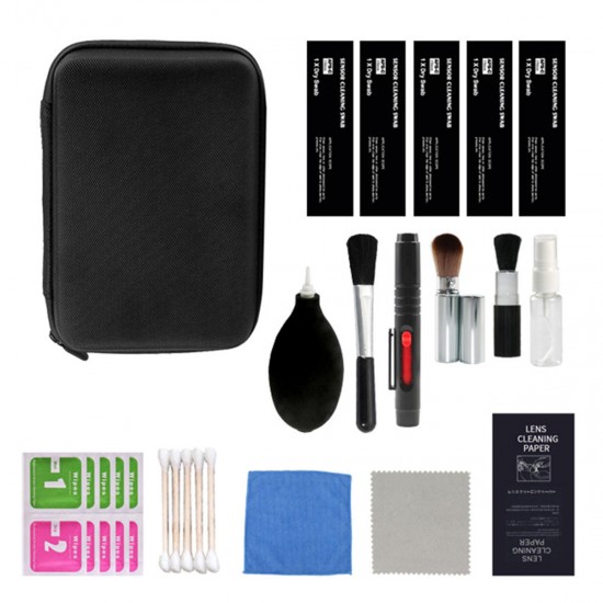 16PCS/Set Professional Camera Cleaning Brush Kit For Camera Lens Screen Mobile Phones