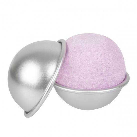 16Pcs DIY Soap Mold Sphere Metal Bath Fizzy Craft Cake Candle Moulds