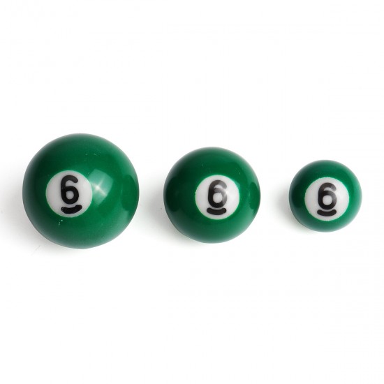 16pcs/set 25MM 32MM 38MM Resin Mini Billiard Pool Ball Children Table Game Toy