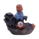 17cm Monk Backflow Incense Burner Censer Home Aromatherapy Ceramic Incense Cones Holder With 15pcs Cones