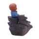 17cm Monk Backflow Incense Burner Censer Home Aromatherapy Ceramic Incense Cones Holder With 15pcs Cones 17cm Monk Backflow Incense Burner Censer Home Aromatherapy Ceramic Incense Cones Holder With 15pcs Cones