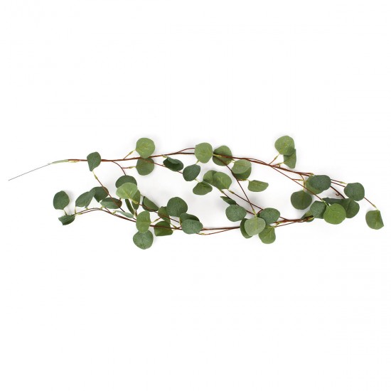 1.7m Artificial Eucalyptus Leaves Garland Vine Wedding Greenery for Home Wall Decorations